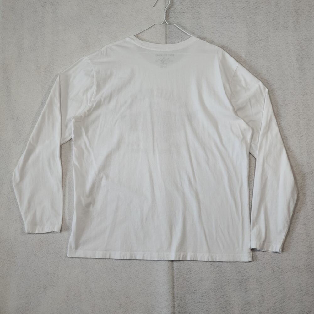 True Religion, Long Sleeve T-shirt "Crafted w/Pride", Men Size XXXL, EUC - Picture 2 of 5